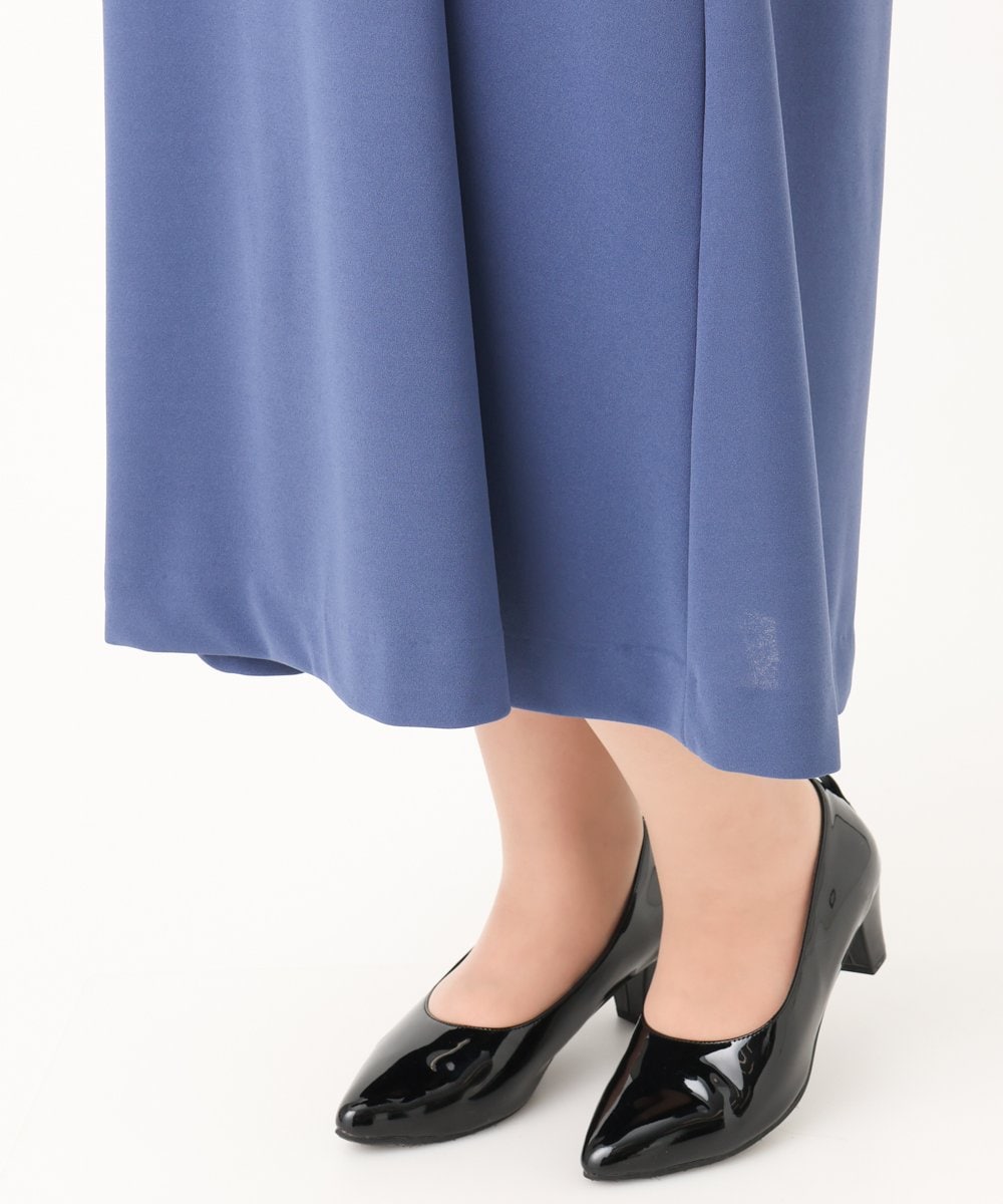 OLEAA11179 eur3(エウルキューブ) 【大きいサイズ/11号サイズあり】レーススリーブドレス ブルー(55)