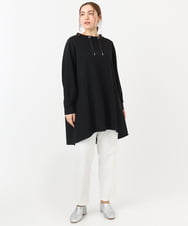 OLEAA31099 eur3(エウルキューブ) 【大きいサイズ】ダンボールバックフレアチュニック ブラック(94)