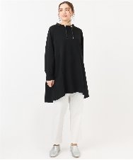 OLEAA31099 eur3(エウルキューブ) 【大きいサイズ】ダンボールバックフレアチュニック ブラック(94)