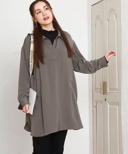 OLEAD12119 eur3 【WEB先行販売】【大きいサイズ】シャツチュニック