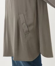 OLEAD12119 eur3(エウルキューブ) 【WEB先行販売】【大きいサイズ】シャツチュニック カーキ(36)