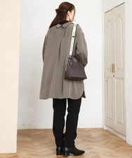 OLEAD12119 eur3(エウルキューブ) 【WEB先行販売】【大きいサイズ】シャツチュニック カーキ(36)