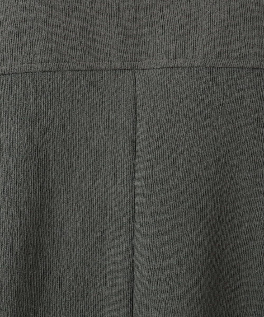 OLEAD21119 eur3(エウルキューブ) 【大きいサイズ/LAVEANGE×eur3】タックジャージーワンピース カーキ(36)