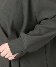 OLEAD21119 eur3(エウルキューブ) 【大きいサイズ/LAVEANGE×eur3】タックジャージーワンピース カーキ(36)