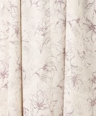 OLEBA15139 eur3(エウルキューブ) 【大きいサイズ】フラワープリントワンピース アイボリー(80)