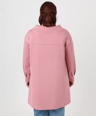 OLEBD16099 eur3(エウルキューブ) 【WEB先行販売】【大きいサイズ】ダンボールフーディー風チュニック ピンク(03)