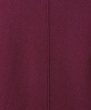 OLEBD17089 eur3(エウルキューブ) 【WEB先行販売】【大きいサイズ】Vネックニットチュニック ワイン(77)