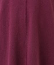 OLEBD17089 eur3(エウルキューブ) 【WEB先行販売】【大きいサイズ】Vネックニットチュニック ワイン(77)