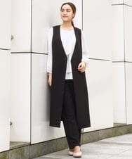 OLEBD20179 eur3(エウルキューブ) 【WEB先行販売】【大きいサイズ】Wクロス2WAYワンピース ブラック(94)