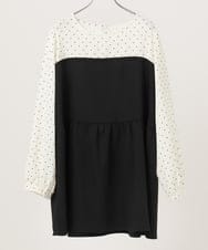 OLEBD23089 eur3(エウルキューブ) 【大きいサイズ】ビスチェ風ドッキングトップス ホワイト(90)