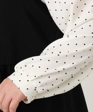 OLEBD23089 eur3(エウルキューブ) 【大きいサイズ】ビスチェ風ドッキングトップス ホワイト(90)