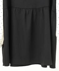 OLEBD23089 eur3(エウルキューブ) 【大きいサイズ】ビスチェ風ドッキングトップス ホワイト(90)