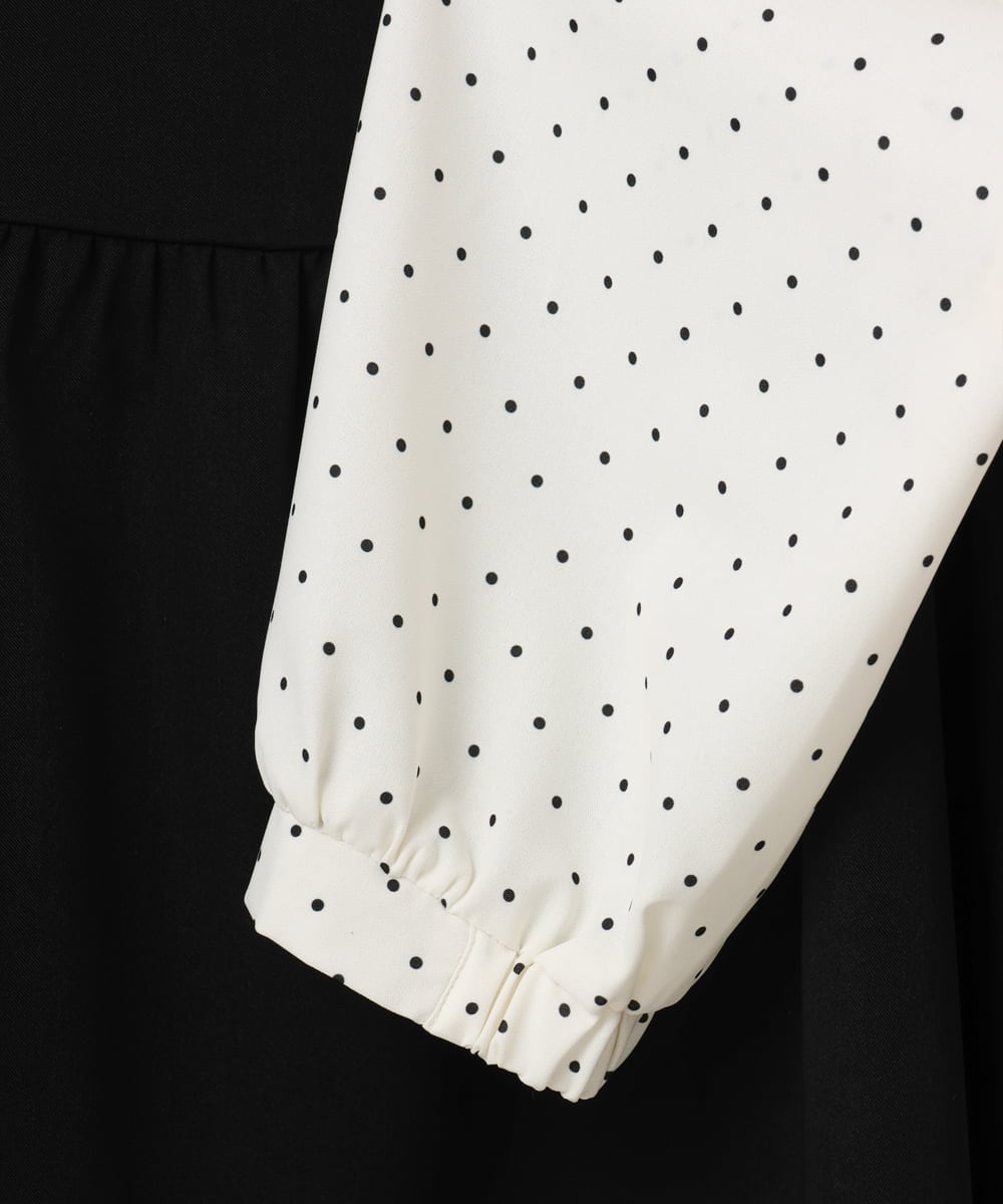 OLEBD23089 eur3(エウルキューブ) 【大きいサイズ】ビスチェ風ドッキングトップス ホワイト(90)