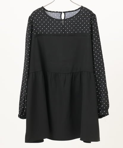 OLEBD23089 eur3 【大きいサイズ】ビスチェ風ドッキングトップス