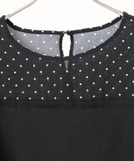 OLEBD23089 eur3(エウルキューブ) 【大きいサイズ】ビスチェ風ドッキングトップス ブラック(94)