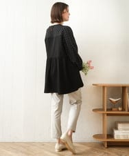 OLEBD23089 eur3(エウルキューブ) 【大きいサイズ】ビスチェ風ドッキングトップス ブラック(94)