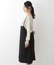 OLEBJ55079 eur3(エウルキューブ) 【大きいサイズ】ハイウエストジャンスカ ブラック