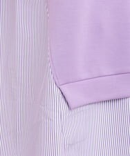 OLEBS08090 eur3(エウルキューブ) 【大きいサイズ】ダンボールドッキングチュニック ラベンダー(60)