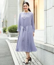 大きいサイズ/11号サイズあり】サイドプリーツワンピース