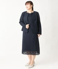 大きいサイズ/11号サイズあり】スカラップレースワンピース