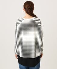 OLECD06099 eur3(エウルキューブ) 【WEB先行販売】【大きいサイズ】ドッキングプルオーバー ホワイト(90)