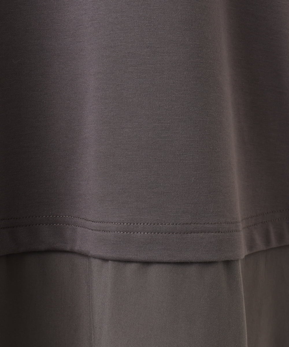 OLECD06099 eur3(エウルキューブ) 【WEB先行販売】【大きいサイズ】ドッキングプルオーバー ダークグレー(93)