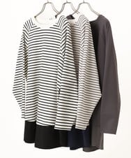 OLECD06099 eur3(エウルキューブ) 【WEB先行販売】【大きいサイズ】ドッキングプルオーバー ダークグレー(93)