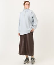 OLECD09099 eur3(エウルキューブ) 【WEB先行販売】【大きいサイズ】ハーフジップダンボールプルオーバー ライトブルー(50)