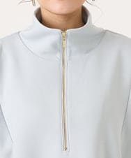 OLECD09099 eur3(エウルキューブ) 【WEB先行販売】【大きいサイズ】ハーフジップダンボールプルオーバー ライトブルー(50)