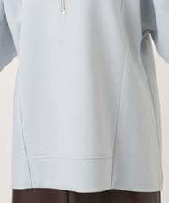 OLECD09099 eur3(エウルキューブ) 【WEB先行販売】【大きいサイズ】ハーフジップダンボールプルオーバー ライトブルー(50)