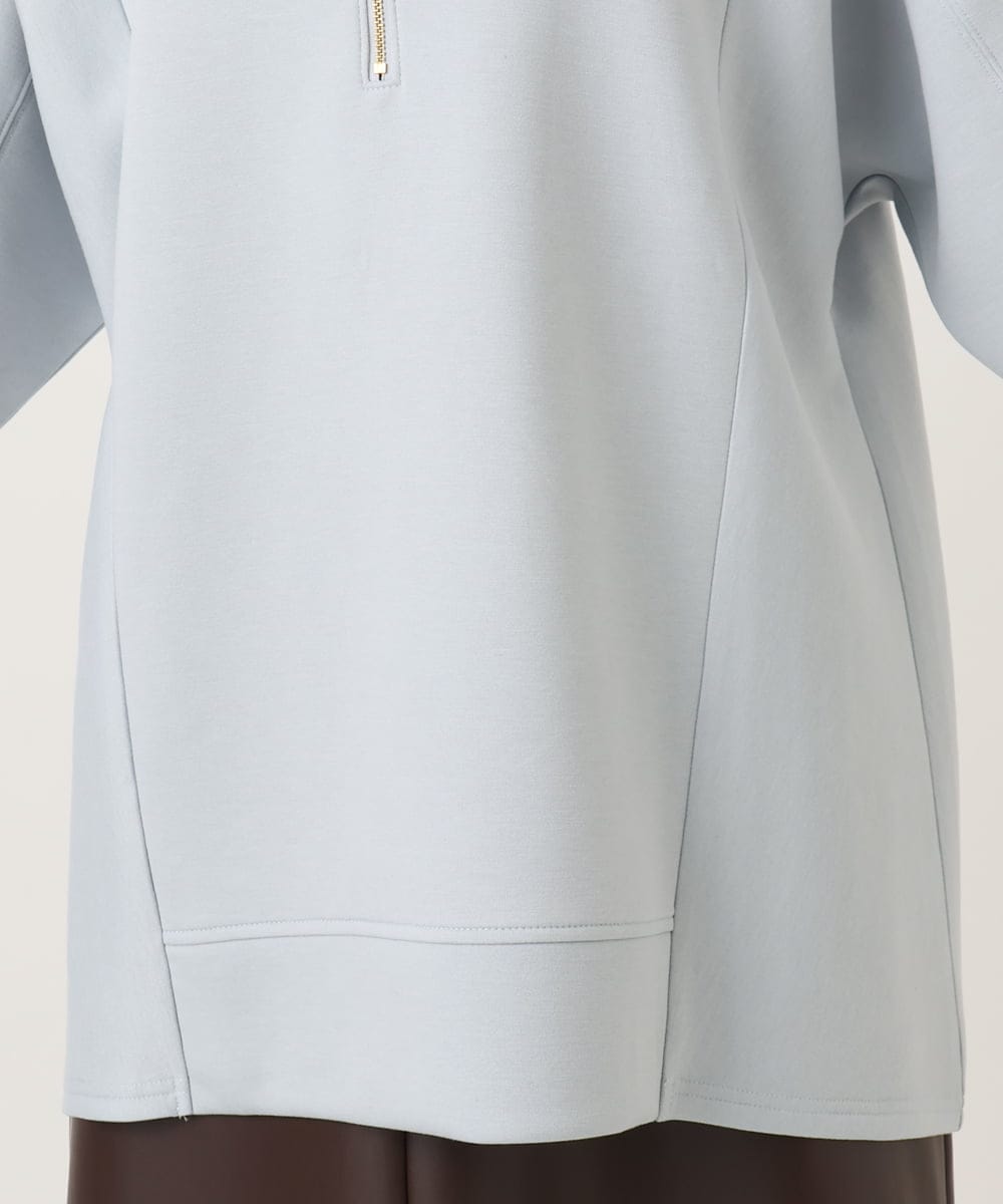 OLECD09099 eur3(エウルキューブ) 【WEB先行販売】【大きいサイズ】ハーフジップダンボールプルオーバー ライトブルー(50)