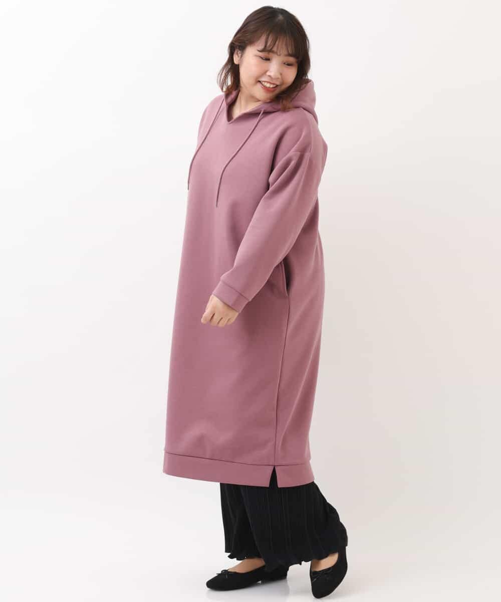 Eur3 エウルキューブ 大きいサイズ ロングパーカーワンピース イトキンオンラインストア
