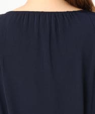 OLEDA06179 eur3(エウルキューブ) 【大きいサイズ/11号サイズあり】プリーツタックワンピース ネイビー(57)