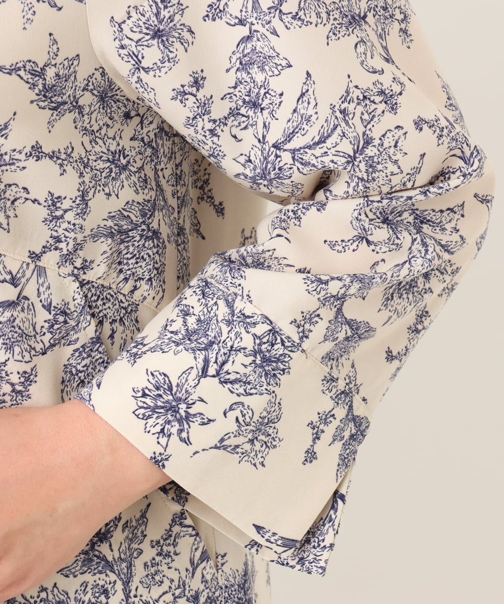 OLEDA10149 eur3(エウルキューブ) 【大きいサイズ】パイピングワンピース ベージュ(82)