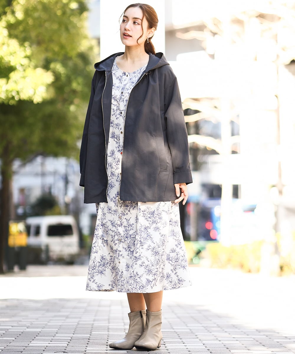 OLEDA10149 eur3(エウルキューブ) 【大きいサイズ】パイピングワンピース ベージュ(82)