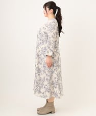 OLEDA10149 eur3(エウルキューブ) 【大きいサイズ】パイピングワンピース ベージュ(82)