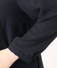 OLEDD05189 eur3(エウルキューブ) 【大きいサイズ】フロントプリーツワンピース ネイビー(57)