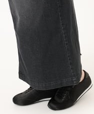 OLEDD08129 eur3(エウルキューブ) 【大きいサイズ】デニムジャンパースカート ブラック(94)