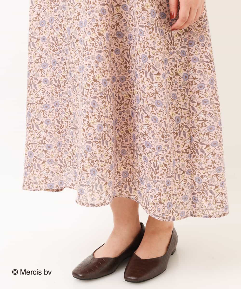 OLEDM05100 eur3(エウルキューブ) 【miffy×eur3】【大きいサイズ】ミッフィープリントワンピース ピンク(01)