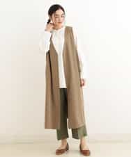 OLEDP02090 eur3(エウルキューブ) 【大きいサイズ】2WAYレース襟付きブラウス アイボリー(80)
