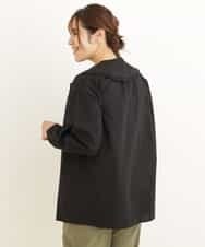 OLEDP02090 eur3(エウルキューブ) 【大きいサイズ】2WAYレース襟付きブラウス ブラック(94)