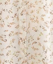 OLEDP06080 eur3(エウルキューブ) 【大きいサイズ】フラワープリントチュニック アイボリー(80)