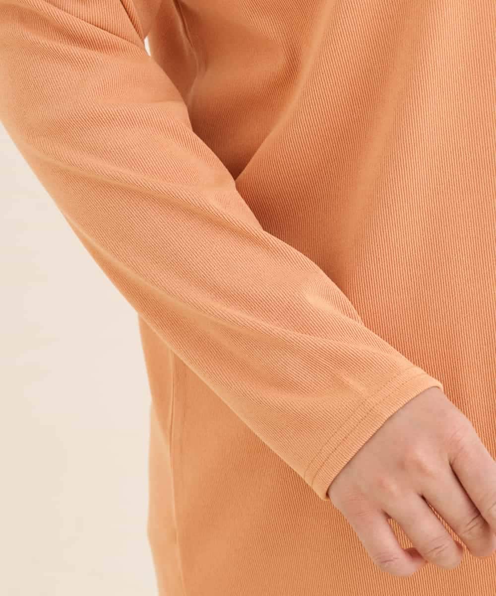 OLEDP17080 eur3(エウルキューブ) 【大きいサイズ】サラッと着心地のVネックチュニック オレンジ(15)