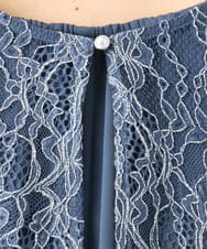 OLEED11239 eur3(エウルキューブ) 【大きいサイズ】2wayレースボレロセットワンピース ブルー