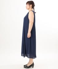 OLEED11239 eur3(エウルキューブ) 【大きいサイズ】2wayレースボレロセットワンピース ネイビー