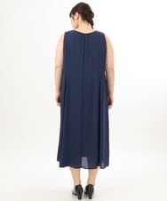 OLEED11239 eur3(エウルキューブ) 【大きいサイズ】2wayレースボレロセットワンピース ネイビー