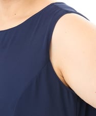 OLEED11239 eur3(エウルキューブ) 【大きいサイズ】2wayレースボレロセットワンピース ネイビー