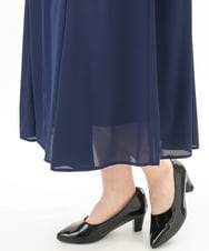 OLEED11239 eur3(エウルキューブ) 【大きいサイズ】2wayレースボレロセットワンピース ネイビー