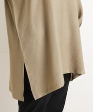 OLEES30080 eur3(エウルキューブ) 【大きいサイズ】インショルダーVネックチュニック カーキ(36)
