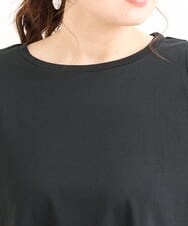 OLEES31090 eur3(エウルキューブ) 【大きいサイズ】サイドプリーツチュニック ベージュ(82)
